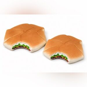 NWT Crunchwrap Coaster Set - Handmade - Set of 2 - Multicolour